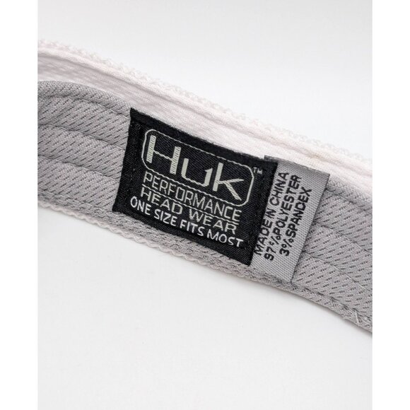 NEW NWT Huk Fishing Visor Mossy Oak Hydro Fishing Hat Water Lake Camo Adjustable - Picture 5 of 6